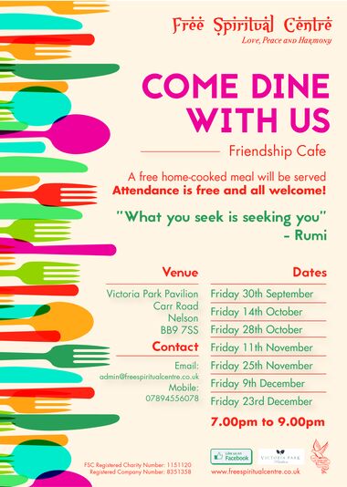 Come Dine With Us — Friendship Cafe