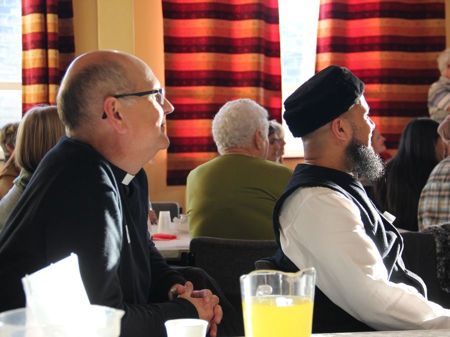 Interfaith conversation between a vicar and an imam